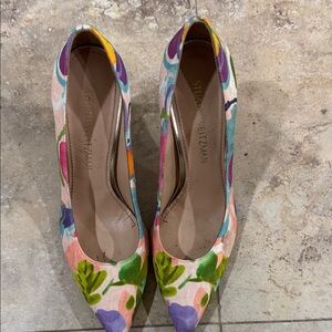 Stuart Weitzman Women's Colorful Floral Heels